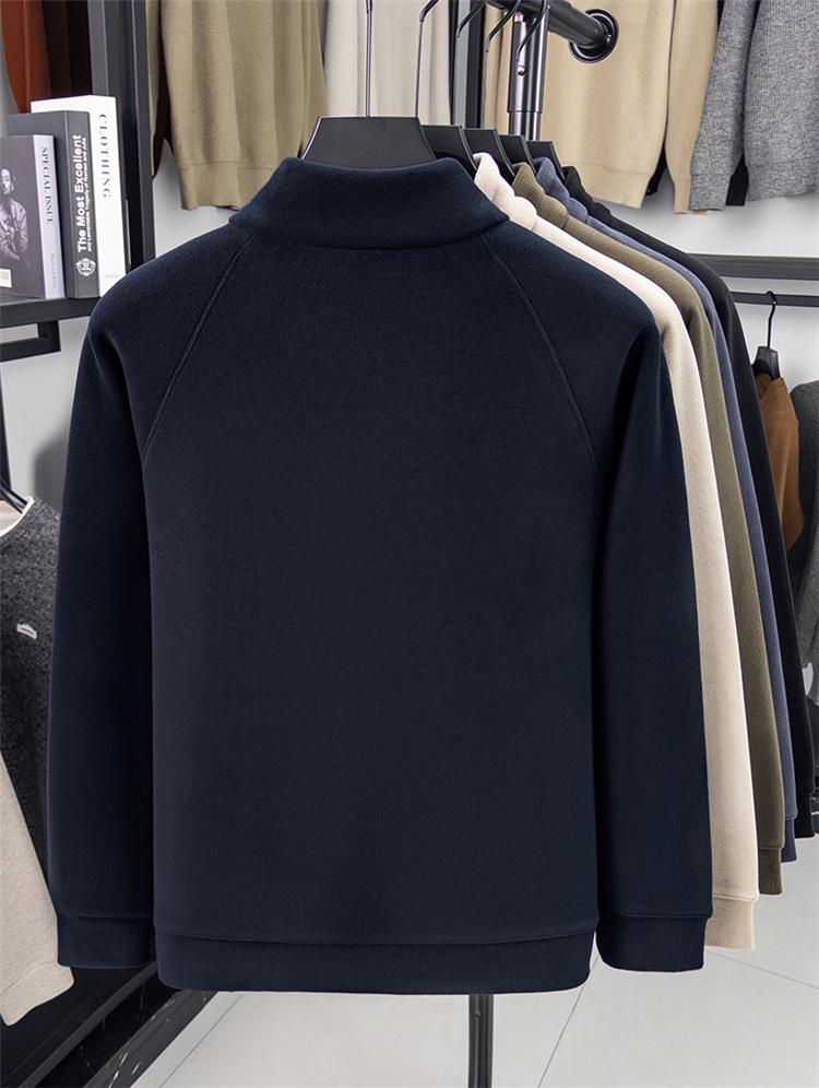 Men's Wool Hoodie - Autumn/Winter Thick Warm Base Layer Top