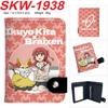 Bocchi the Rock Geldbörse Vertikal Druckknopf Bifold Kartenhalter Münzbörse Anime Unisex