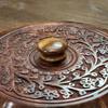 Beautiful Wood Carved Chapati Box India Craft 22.86 Cm
