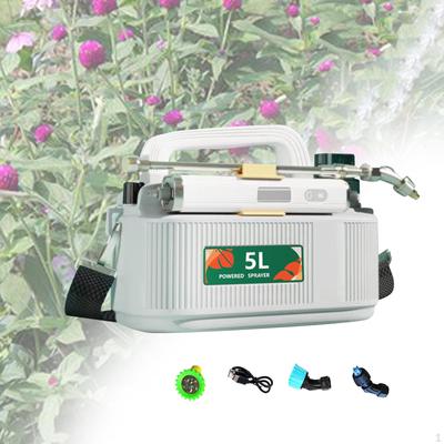 Electric Garden Sprayer 5L Telescopic Rod Adjustable Nozzle Agricultural Dispenser Water