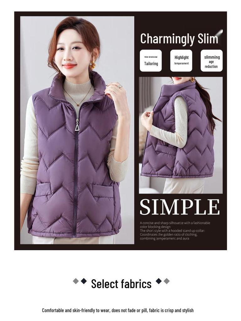 Woodpecker Women's Casual Warm Plus Size Vest