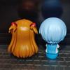 10CM Anime Evangelion Ayanami König Figur Souryuu Asuka Langley Aufschau Eva Sitzendes Modell Spielzeugpuppe Actionfigur PVC Ornament