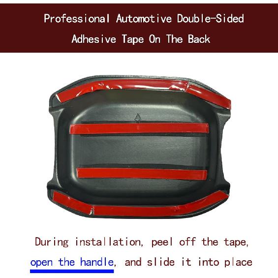 LIUQING Door Handle Bowl Cover Trim for 2018-2023 2024 2025 Jeep Wrangler JL JLU & Jeep Gladiator JT 4 Doors Exterior Accessories Door Bowl Scratch