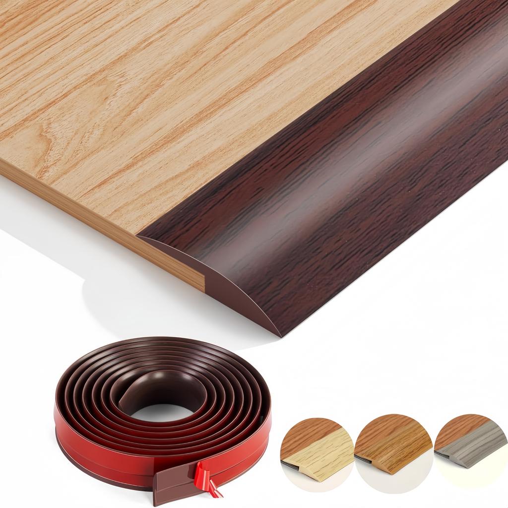 1pc 3metersX3.5cm Professional Carpet To Tile Floor Transition Strip Self Adhesive Cuttable Threshold Cover Household Doorway