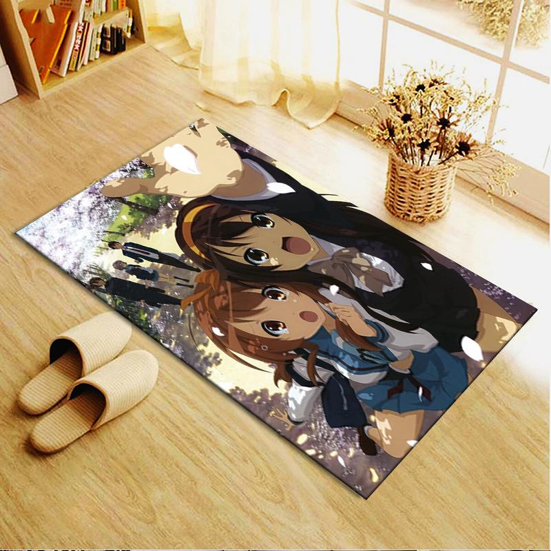 2026 NEW The Melancholy of Haruhi Suzumiya Carpet Rug for Living Room Bedroom Home Sofa Decoration,Kids play Non-slip Floor Mat