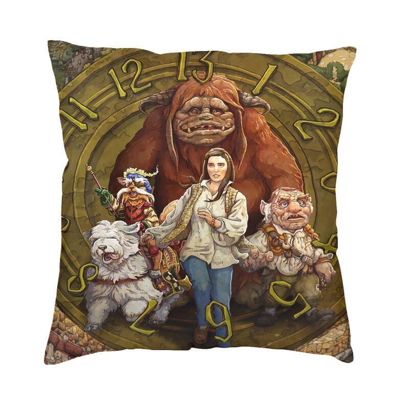 Luxury Labyrinth Worm Cushion Covers x Polyester Musical Adventure Movie Throw Pillow Case for Car Square Pillowcase