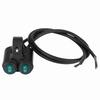 22mm Universal Motorcycle Handlebar Headlight Brake Fog Lights Horn Dual Control Button Switch