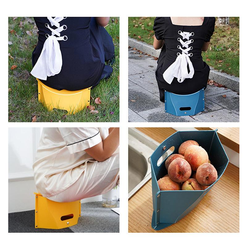Plastic Portable Folding Stool Outdoor Chairs Portable Stool For Camping Storage Stool Storage Stool Folding Chair