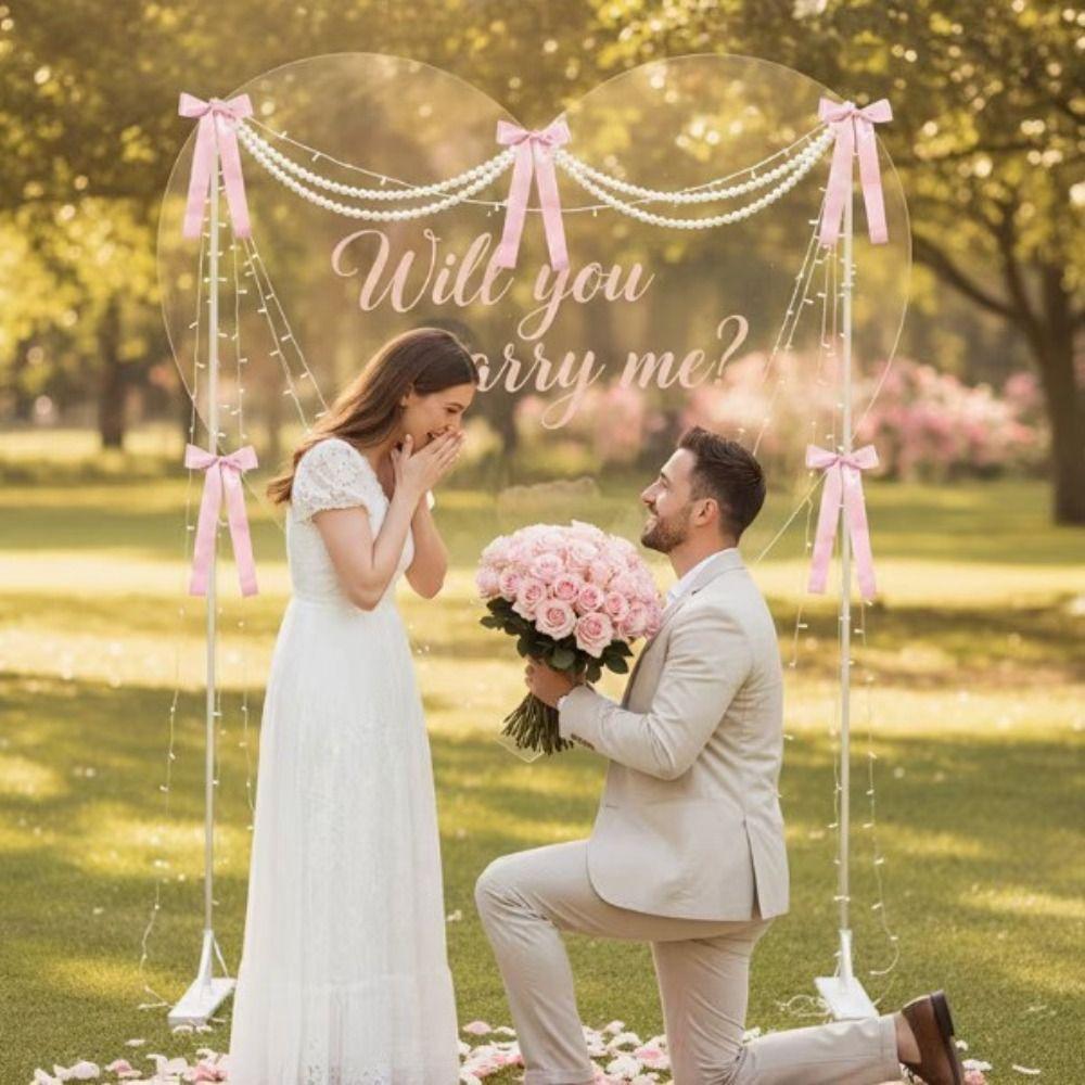 Reusable Bowknot Banner Hanging Pendant Faux Pearl Bow Beaded Garland  Wedding Backdrop Wall Decor