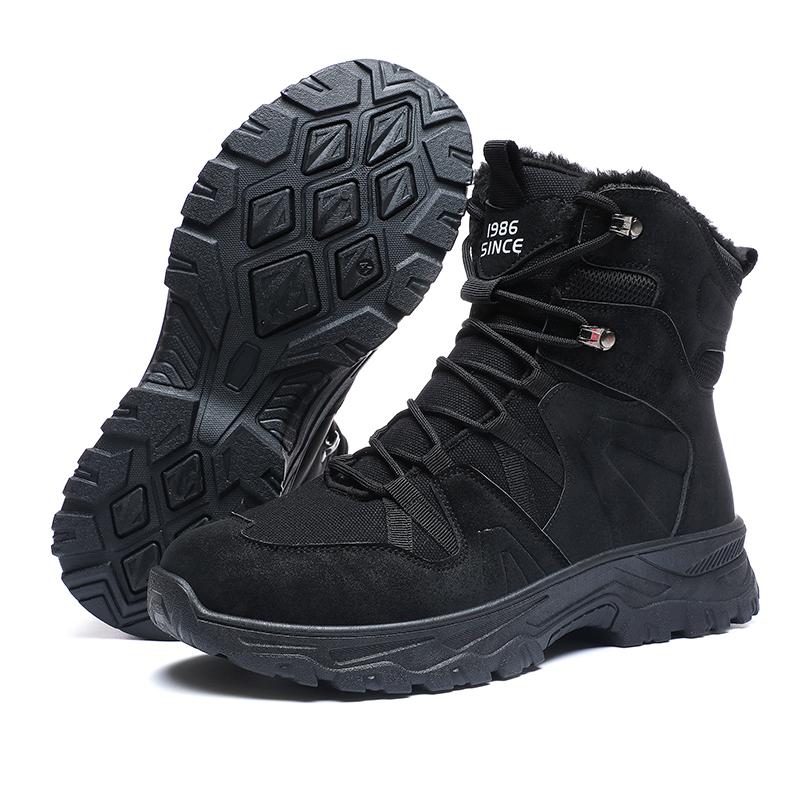 Men's Tactical Hiking Boots Shock-absorbing and Anti Slip Desert Boots Outdoor Camping Hiking Work Shoes 2025 New Winter Boots