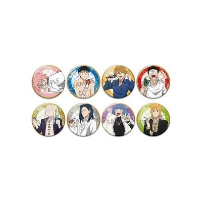 Everyday Host Anime Trading Can Badges (1BOX of 8) Koichi, Hajime, Ryoichi, Senichi, Shin, Rui, Mio, Okonomi Taro Approx. 57mm Diameter Paper Steel