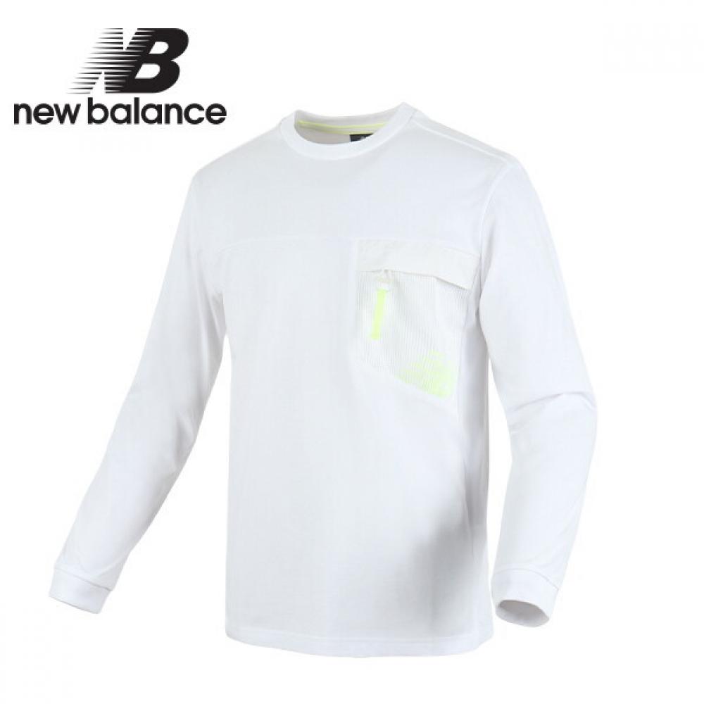 

New Balance Classic Pocket Long Sleeve Tee White 90