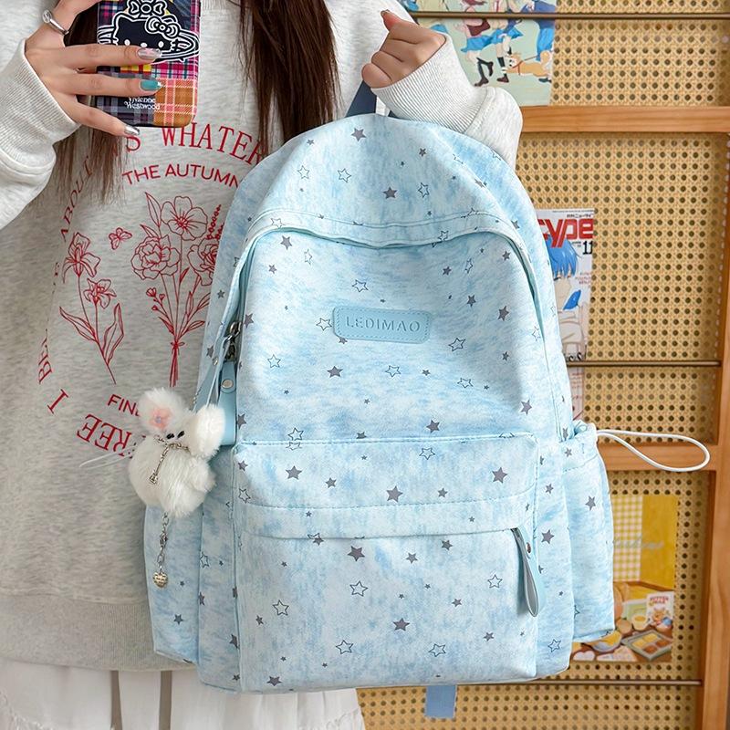Schoolbag Mori Small Fresh Star Schoolbag for Junior High School Students Cute Backpack for Women High-end Sense Lightweight Men's and Women's 