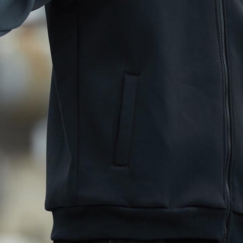 Pierre Cardin Men's Stand-Collar Patchwork Casual Jacket