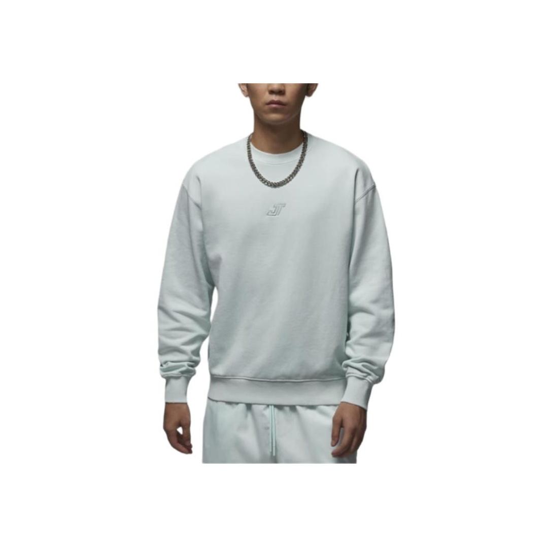 

Jordan Tatum Crew Neck Comfortable Casual Sweatshirt Men sweatshirt Light-Blue Gray HF7846-028 2XL