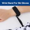 Nylon Wrist Straps Black 10 Inches 2 Pieces Elastic Gloves Accessories For Men Women Winter Sports Skiing Anti Loss Hanging Straps For Gloves Fixing