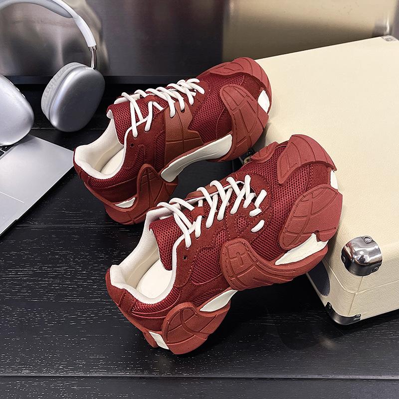 Lightweight and Versatile Dad Shoes Women's Autumn 2025 New Trendy Mesh Versatile Casual Shoes Platform Casual Sports Shoes