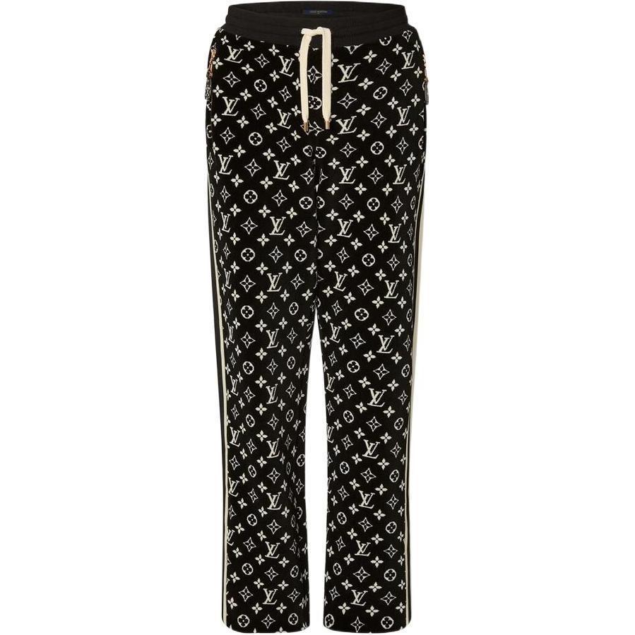 LOUIS VUITTON FW22 Knitted Sweatpants Women's Black 1AAP2C