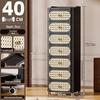 Nordic Style Movable Storage Cabinet with Drawers for Living Room or Bedroom