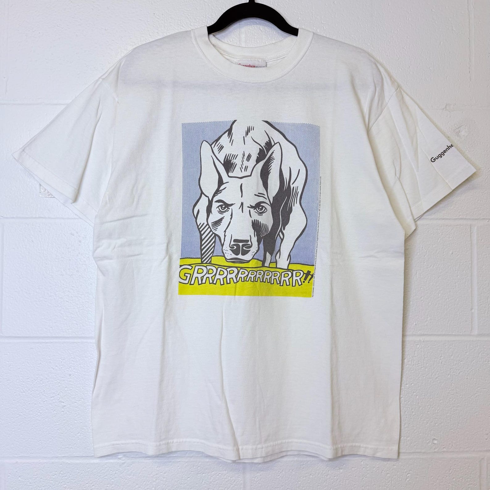 90s Roy Lichtenstein Guggenheim Museum Shirt Dog 4XL