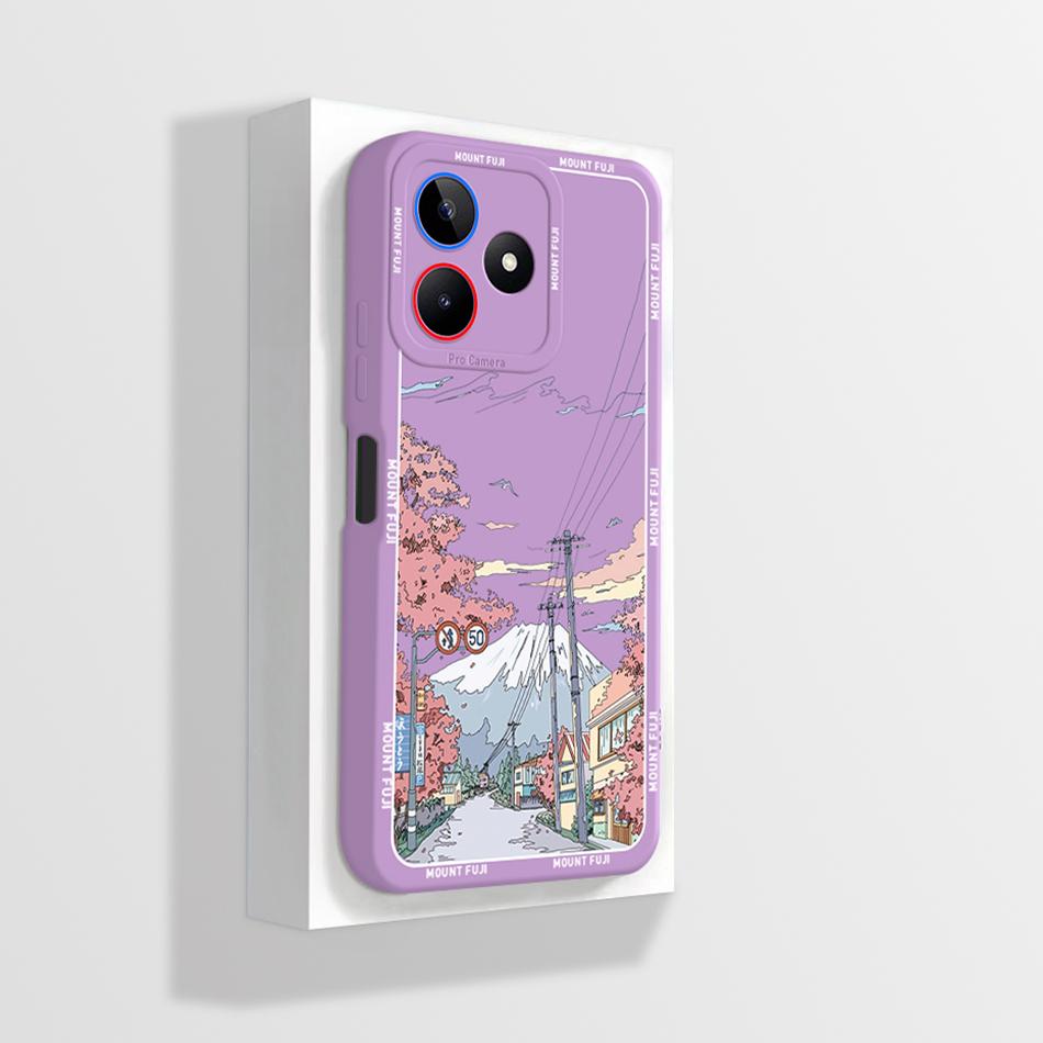 

For Realme Note 50 Case Cover OPPO Realme Note 50 Capas Phone Bumper Flower Full Camera Protector Back Fundas For Realme Note 50 Realme Note 50