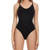 Women Sexy One Piece Bodysuit Solid Backless Shapewear Seamless Thong Body Shaper Low Back Underwear Corset