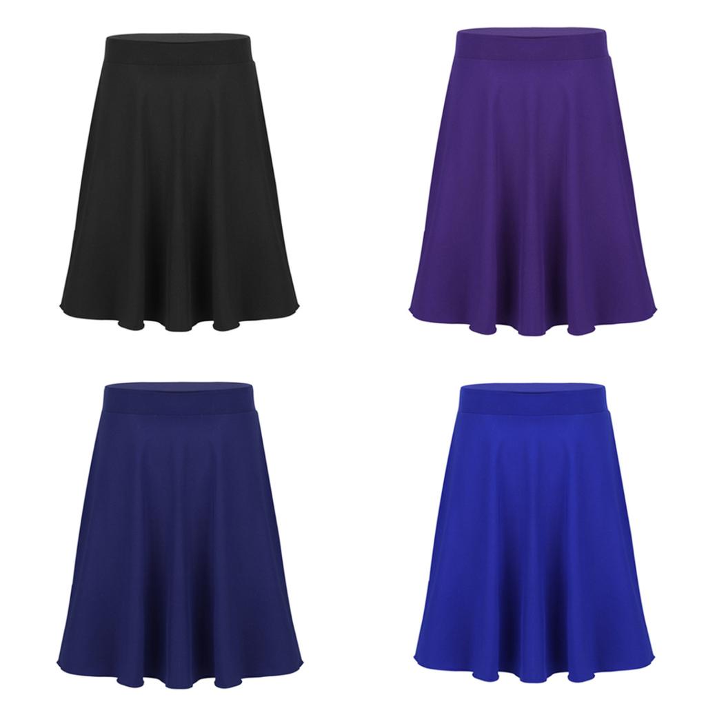 Kids Girls Long Maxi Skirt Celebration of Spirit Praise Dance Performance for Casual Party School Uniform Dance Dress