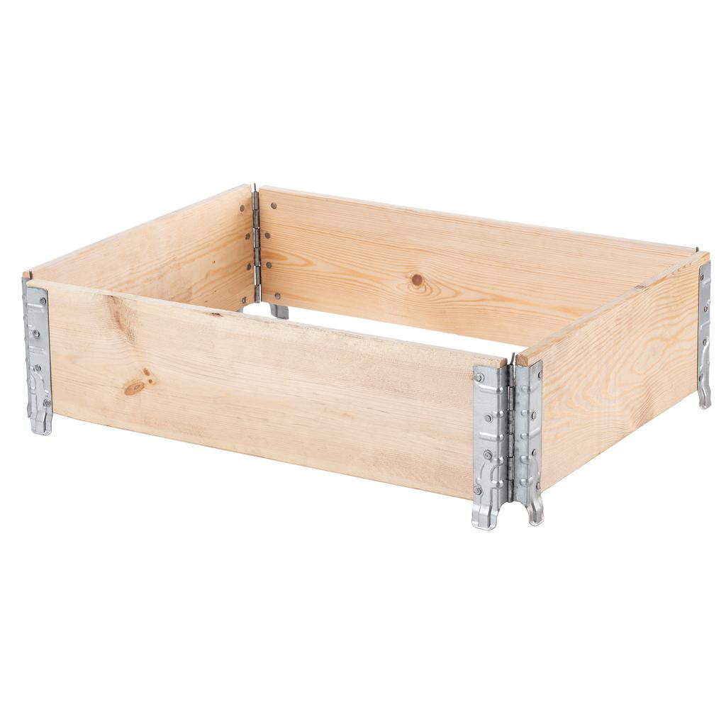 KADAX Wooden Pallet Extension 60x80cm Pallet Container Bed Pack of 3