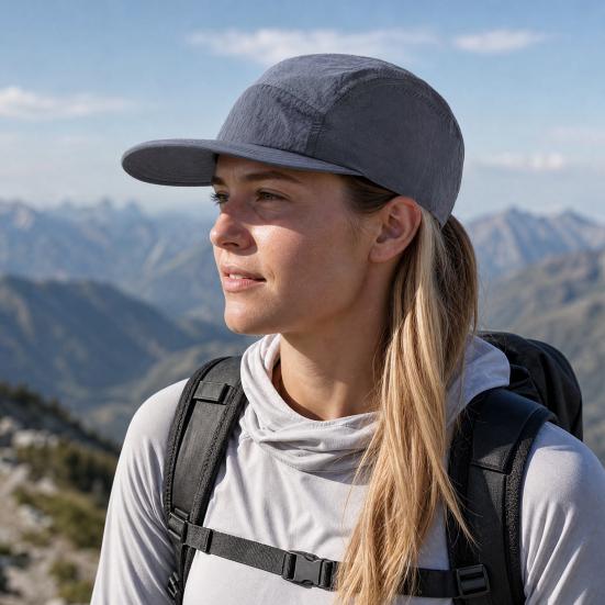 Quick-Dry Running Hat for Men & Women, Cooling Hat UPF 50+ Thin Baseball Cap, Lightweight Breathable Mesh Sport Hat