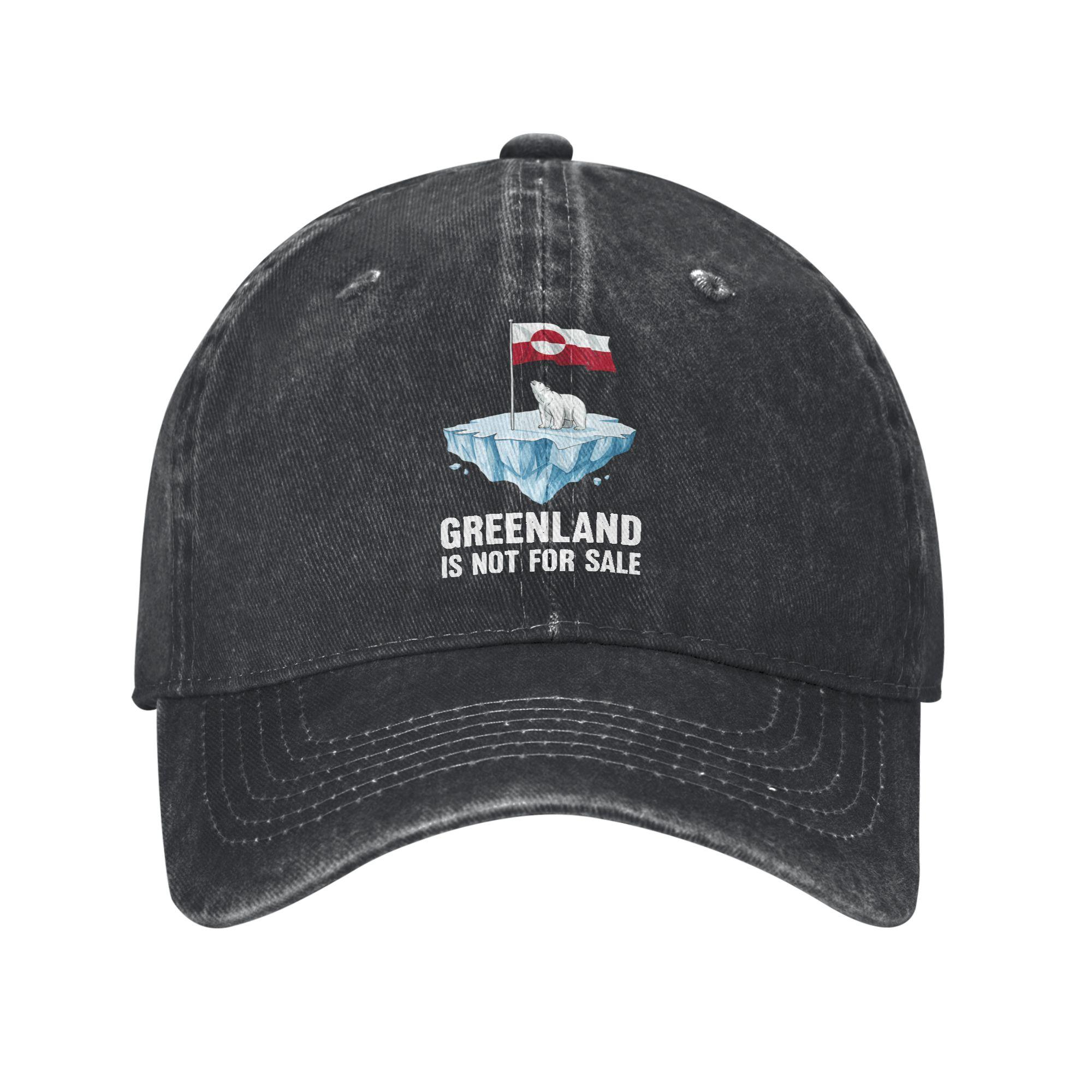 

GrönlandFlagge Nicht für Verkaufspolitik Tops Zubehör Baseball Caps Outfits for Men Women Adjustable Trucker Hats One Size