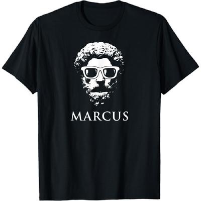 Cool Marcus Aurelius Stoic with Sunglasses T-Shirt