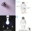 1PC Mechanical Induction Lamp Holder with Adjustable Delay Switch, the Lampshade Is White, the Base Is Sturdy, and the Installation Is Easy