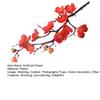 Artificial Plum Blossom Flowers Faux Cherry Blossom Branches Fake Long Stems Flower for Vase Floral Arrangement Home Wedding Table Decor