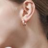 [Geiger Jewelry] 14K GF Simple Square One-Touch Earrings GIGFEE009