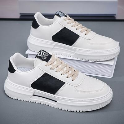 Nuevos zapatos para hombre, zapatos deportivos ligeros de ocio, zapatos blancos pequeños de moda, zapatos para hombre