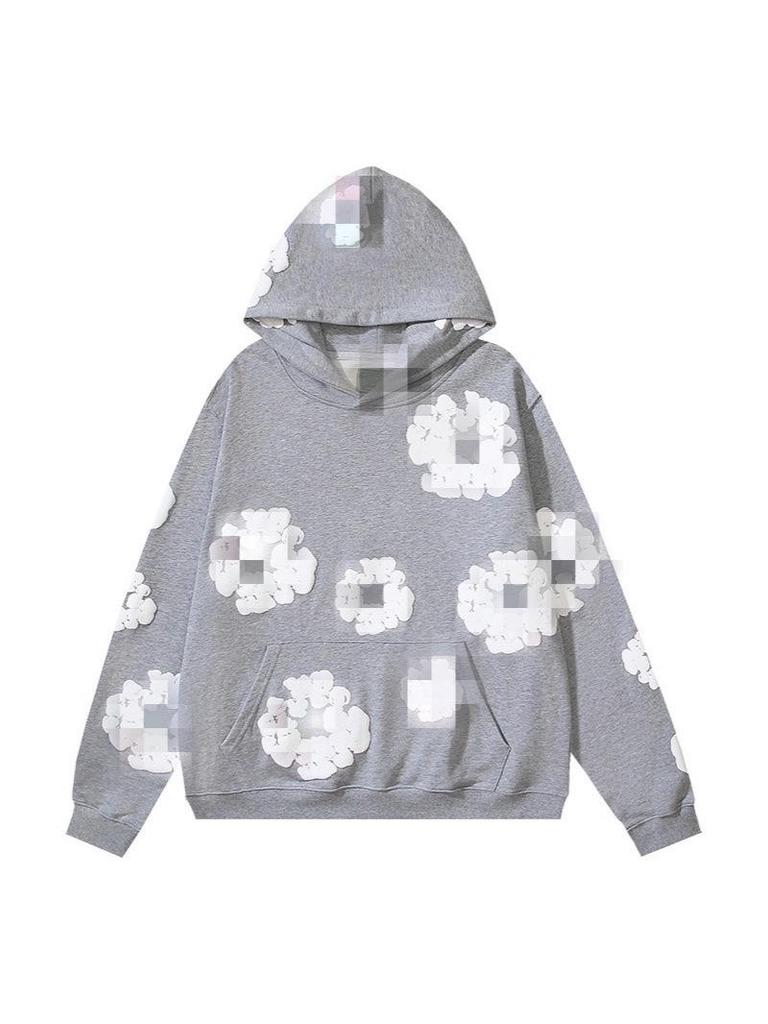 Unisex Amerikanischer Hip-Hop-Trend Kapok-Schaumstoff-Druck Lässiger Hoodie