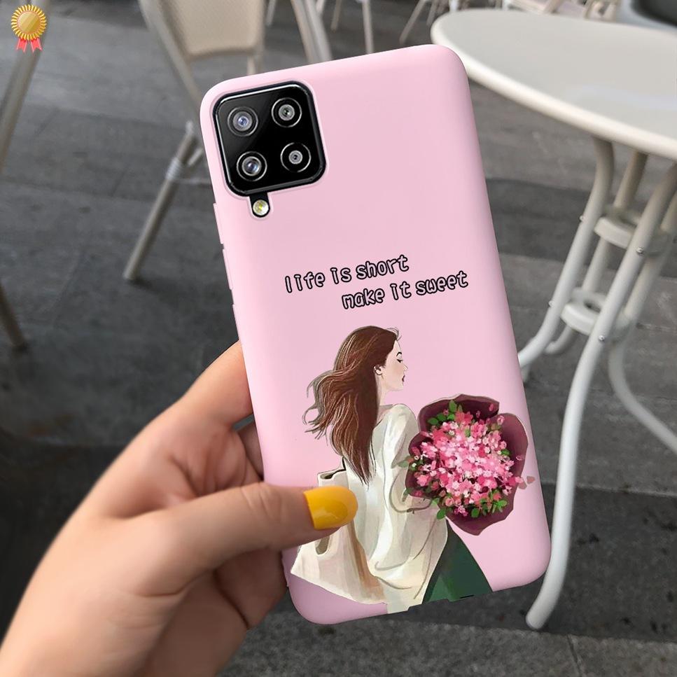 Für Samsung Galaxy A12 A42 Hülle Niedliche Cartoon Weiche Silikon Stoßstange Abdeckung Für SamsungA12 Funda Samsung A12 A42 A 12 42 Handyhülle