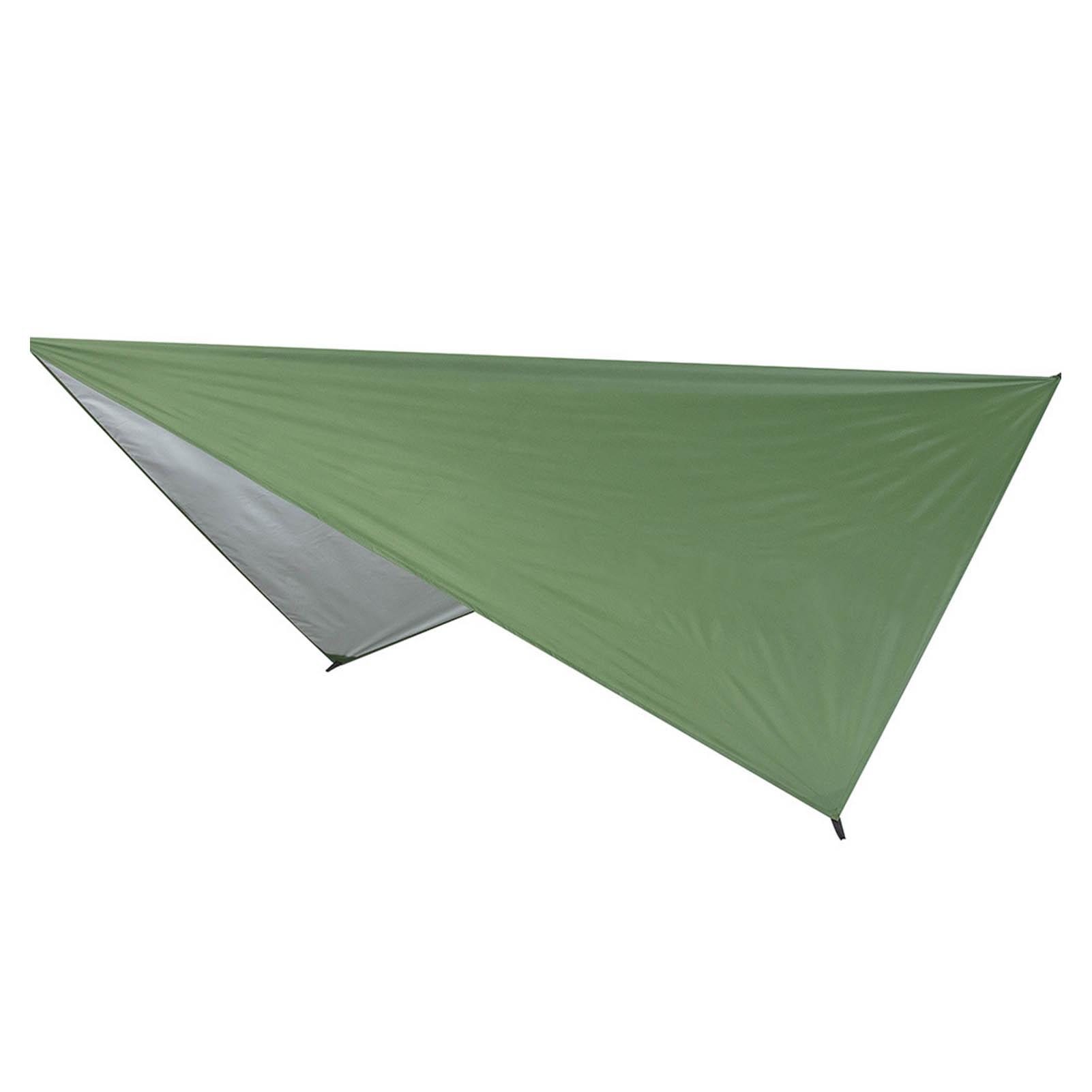 

Палатка-навес Водонепроницаемый Солнцезащитный Многофункциональный Тент-навес для Отдыха на Природе Кемпинга Пляжа Серебристо-зеленый