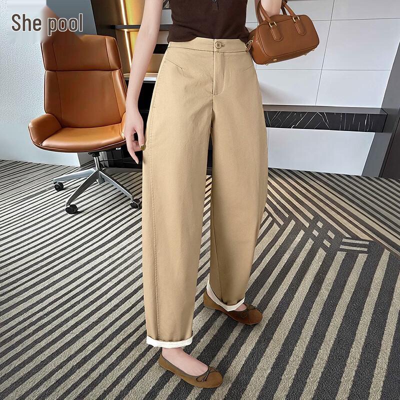Women s High-Waist Lyocell Blend Ankle Suit Pants S