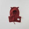 Cute Ear Children's Scarf Integrated Hat Ear Protection Knit Beanie Cap New Children's Hat  Winter