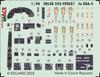 Eduard 1/48 Space Ju88A-4 Interior 3D Decal with Etching Parts Set (for ICM) Plastic Model Decal EDU3DL48243 (Airplane)