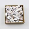 10 Pcs Craft Wood Beads Halloween Beads Polished Round Beads for Jewelry Making