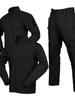 Olive Green Camouflage Training Suit - Durable Outdoor Workwear for Men and Women