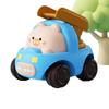 Soft Rubber Engineering Car Toy High Quality Inertia Toy Car Animal Modeling Toy Car  Kids Gift