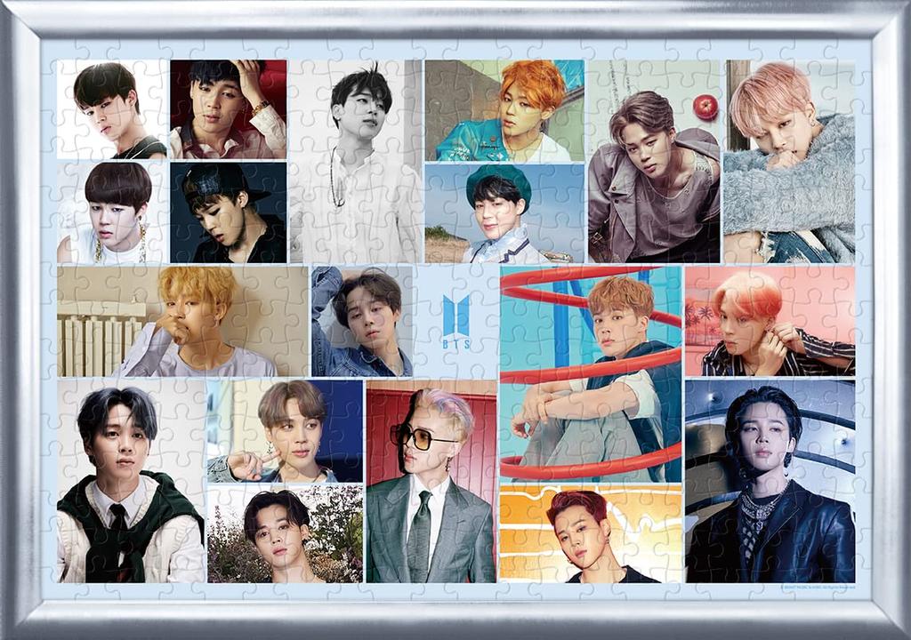 Epoch 300-Piece Jigsaw Puzzle BTS Photo Collection Jimin (26x38cm) 28-715 with Glue and Spatula