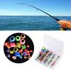 100Pcs Fish Eyes Shaped Beads Fishing Tackle Lures Tool for Lake River Fishing