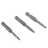 Alloy Steel Screwdriver Bits Grey Hex Shank Magnetic