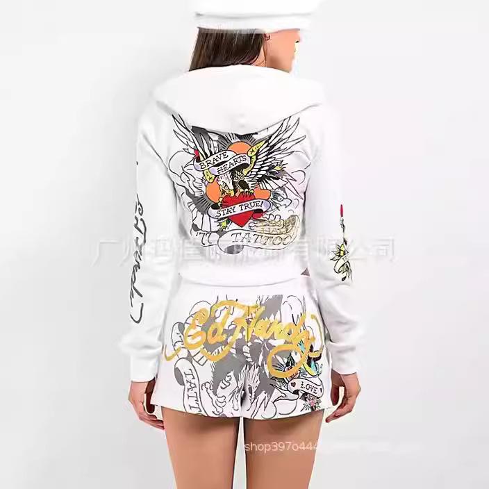 Dámská 2024 Evropsko-americká módní sada - XH905 Poziční potisk Ležérní nošení