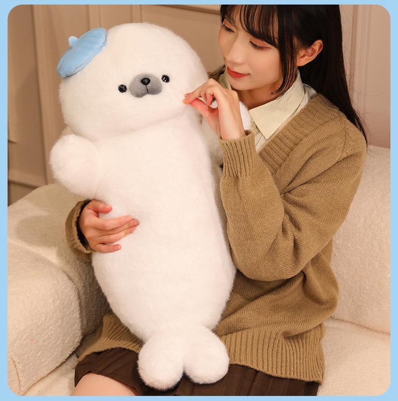 Cute Seal Plush Sleeping Pillow Doll - Children's Gift