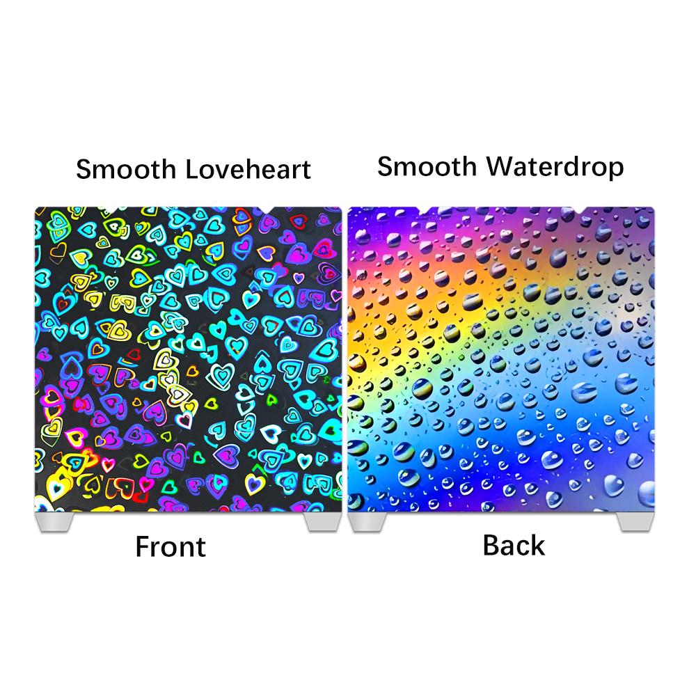 Für Ender 3 V3 SE Bauplatte V3 KE Texturiertes Pei Federstahl 235x235mm Glattes PET PEO Blech Für Creality K1/ Ender 3 S1/S1 Pro